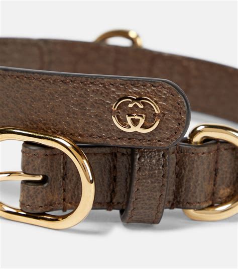 gucci dog leash and collar|Gucci dog collar for sale.